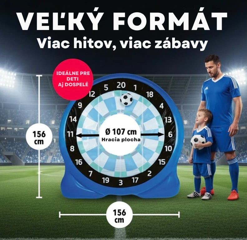 EasyMaxx Nafukovací futbalový terč 100 x 150 x 152 cm 19744 (5)